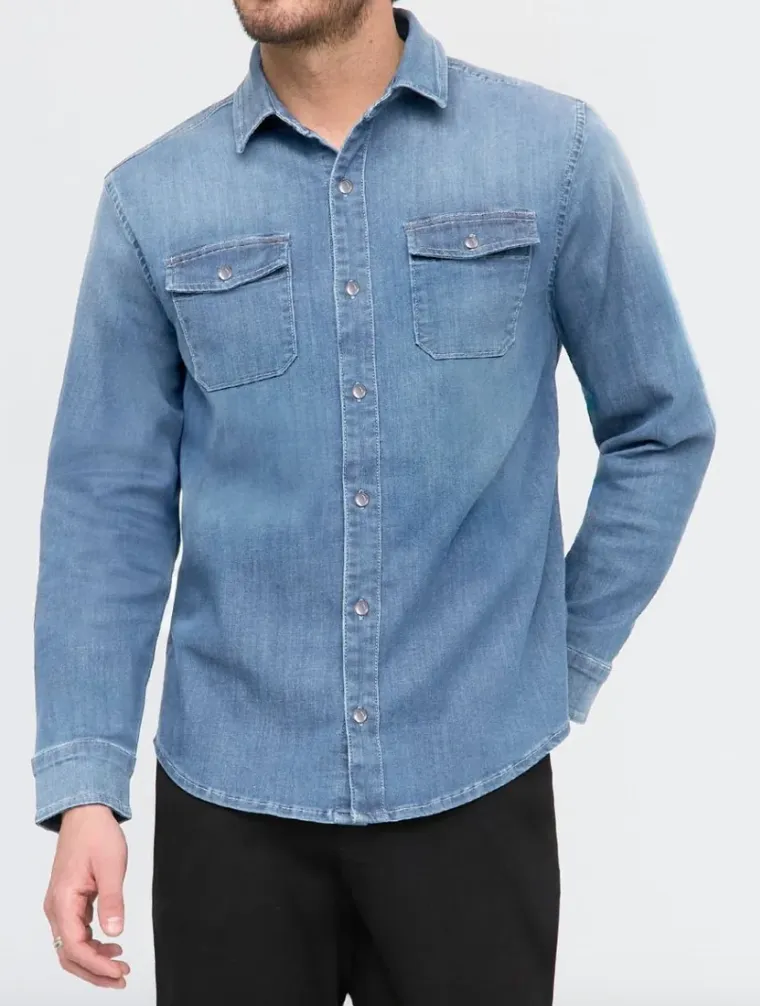 Texture Men's Denim Shirt