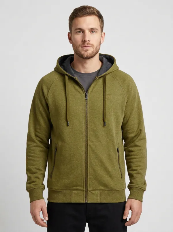 Modern Minimalist Zip-Up Design Men's Sport Jacket