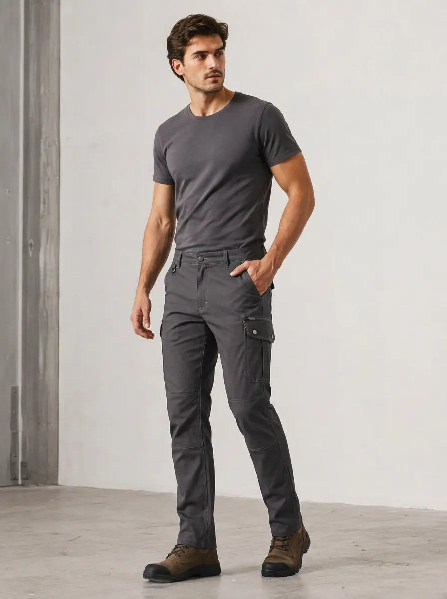 Men's Niche Urban Style Multi-Pocket Cargo Pants