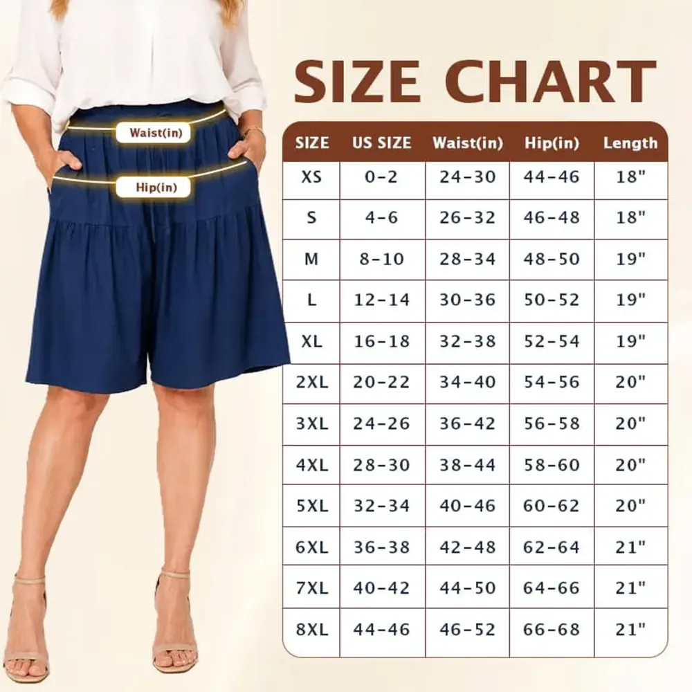 🔥Last Day💥Women's Lightweight Stretch Comfy Flowy Shorts🔥8-Pack Only $24