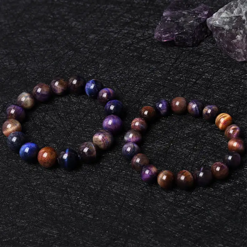 Natural Tiger Eye Bead Bracelet
