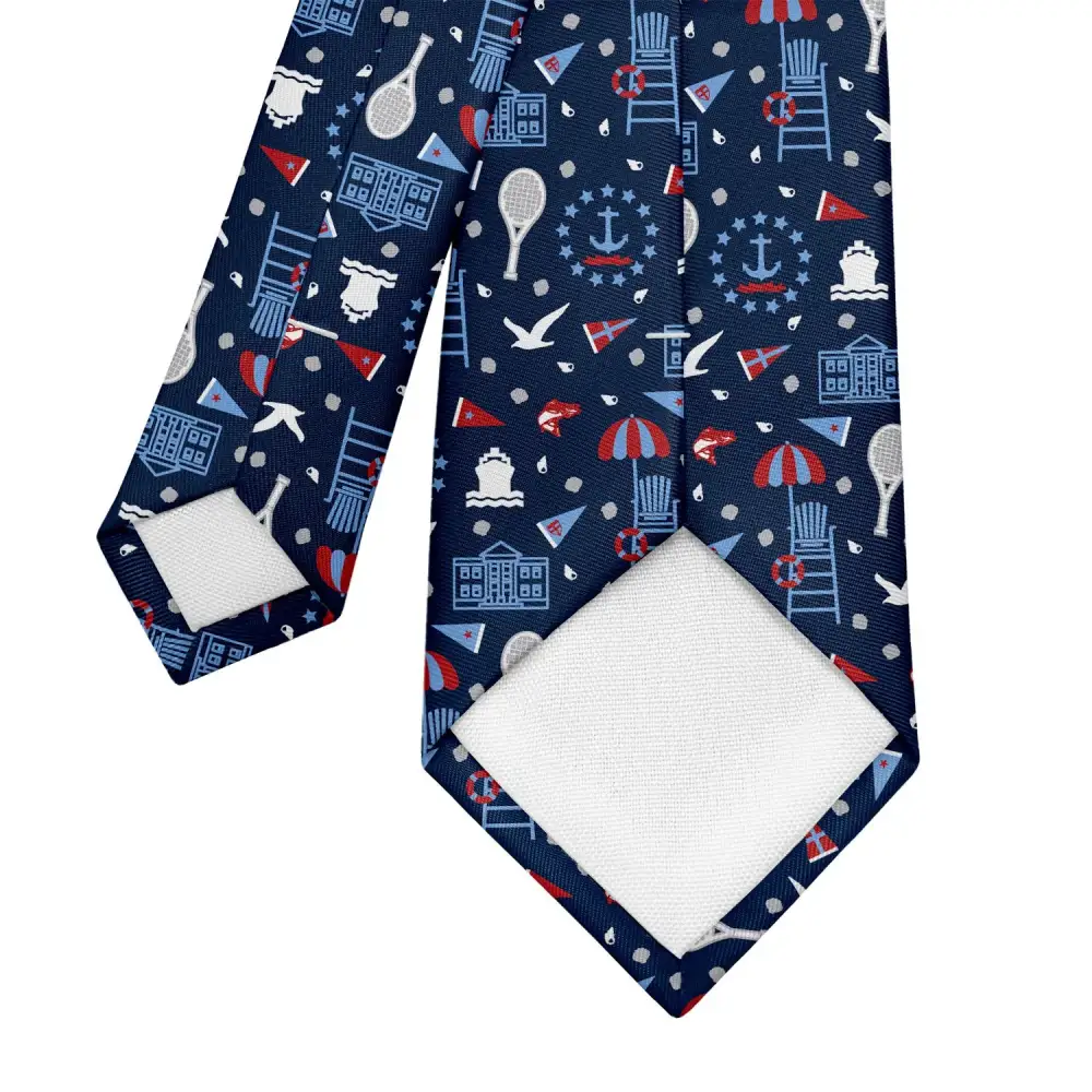 Timeless Heritage Emblem Motif Necktie