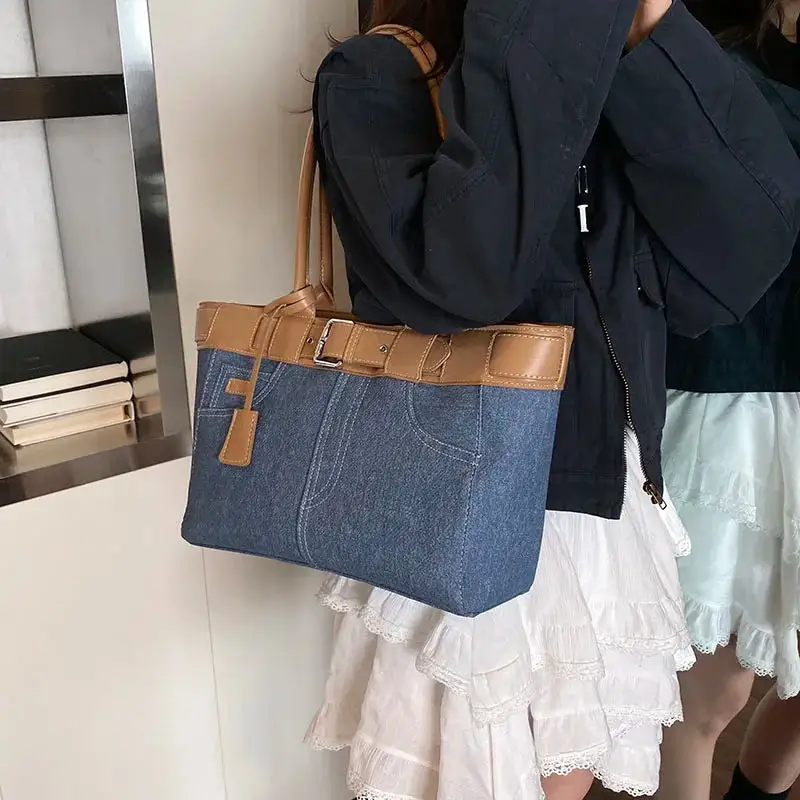 Structured Roomy Shoulder Bag