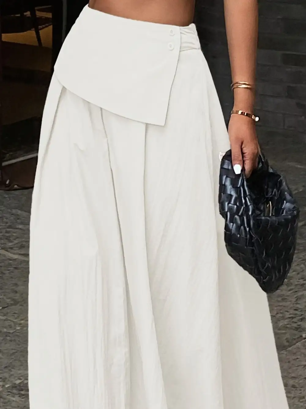 High Waisted Maxi Skirt