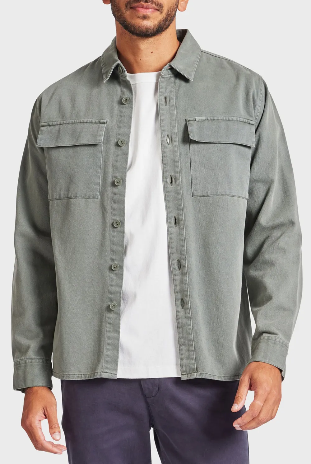 Blue Corduroy Essential Overshirt