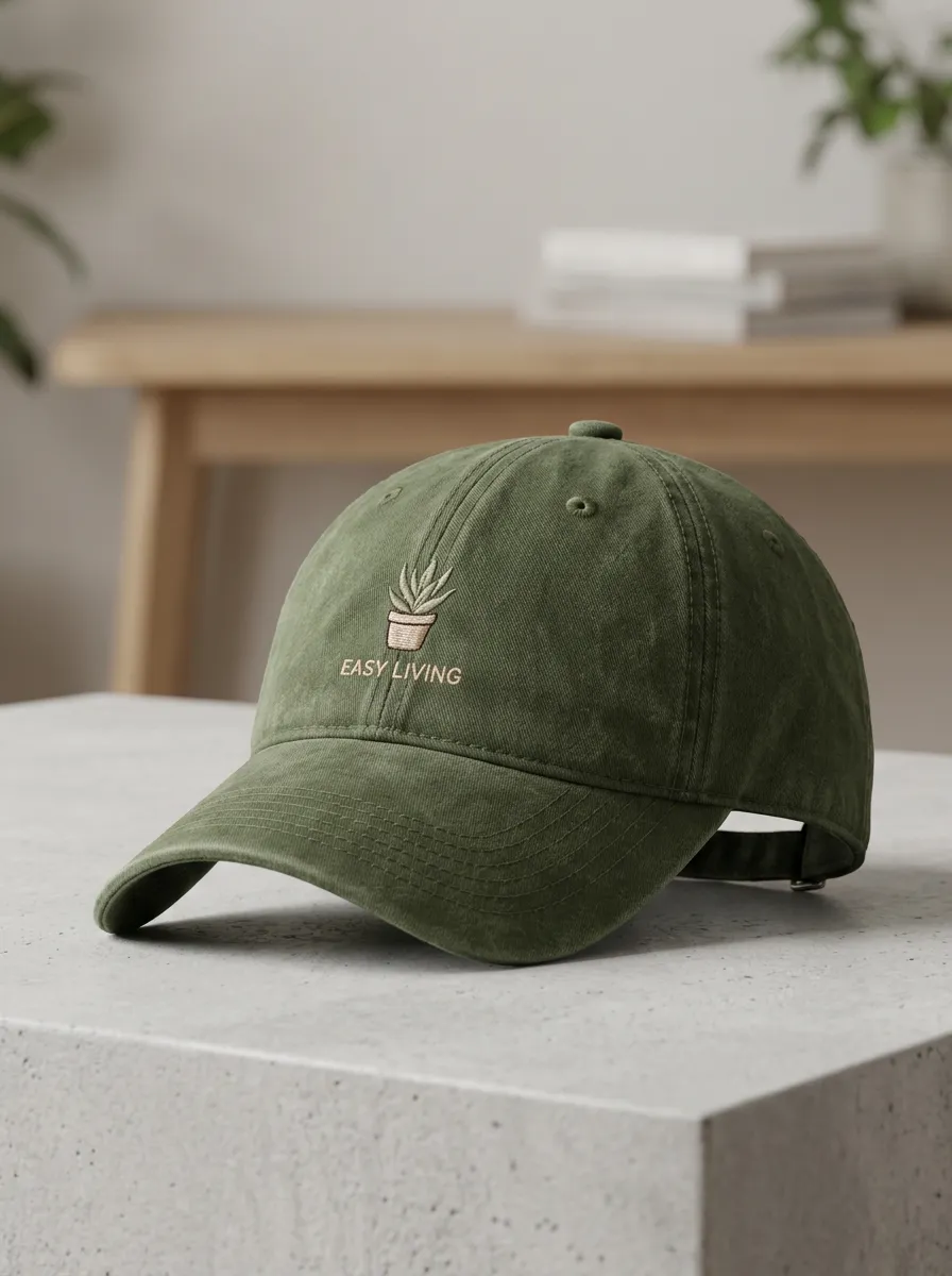 Plant-Lover Succulent Printed Unisex Baseball Cap