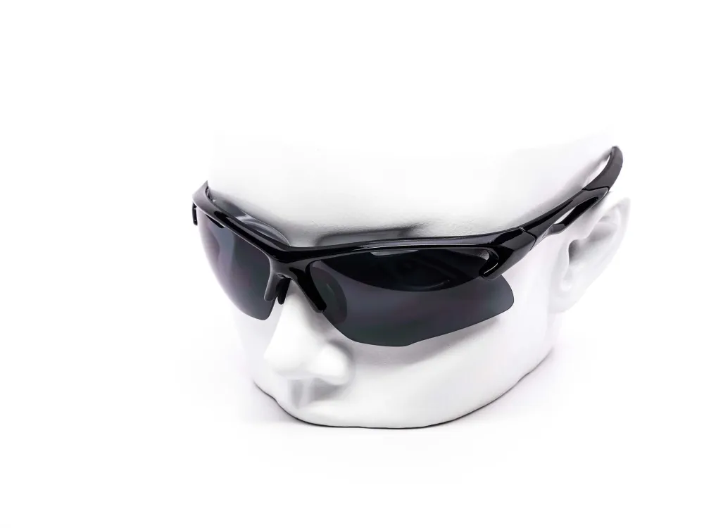 12-Pack Sport Wraparound Burnt Mirror Sunglasses