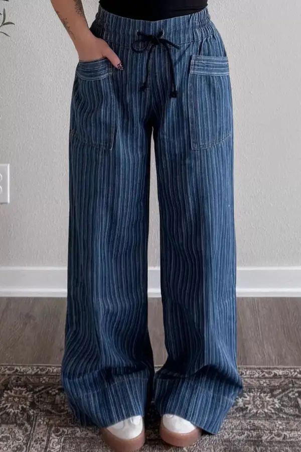 Neat Finish Ruched Denim Jeans