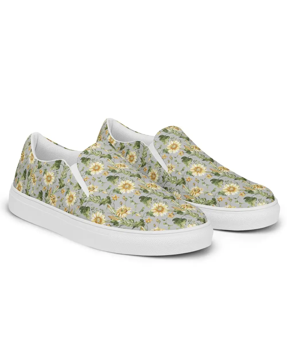 Rustic Gathered Pattern Slip On Shoes