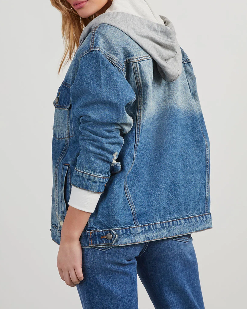 Hooded Denim Jacket