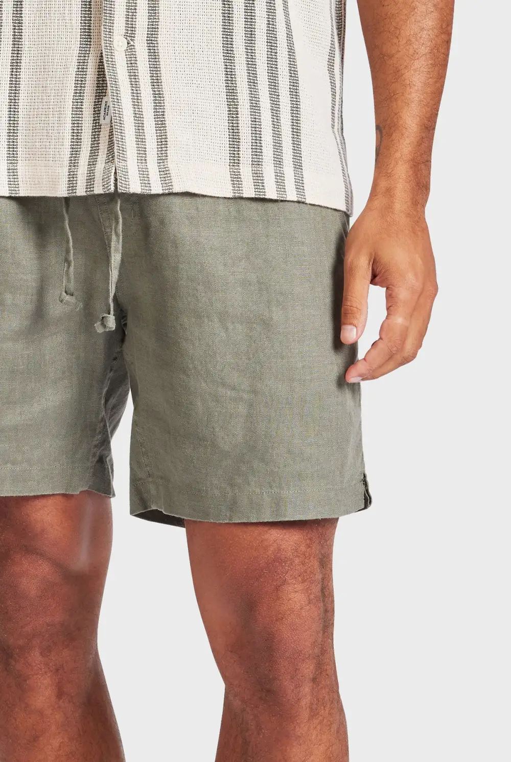 Bluegrass Linen Elastic Waist Short