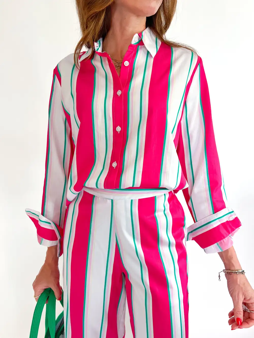 Striped Button Down Shirt