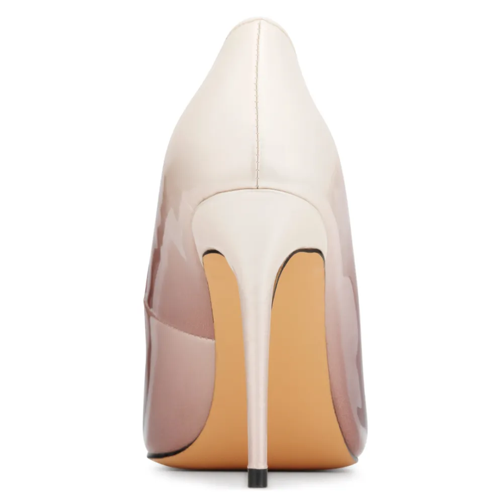 Classic Faux Leather Stiletto Pumps