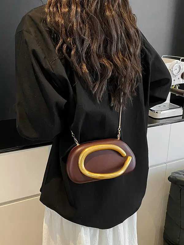 Classic Geometric Shoulder Bag