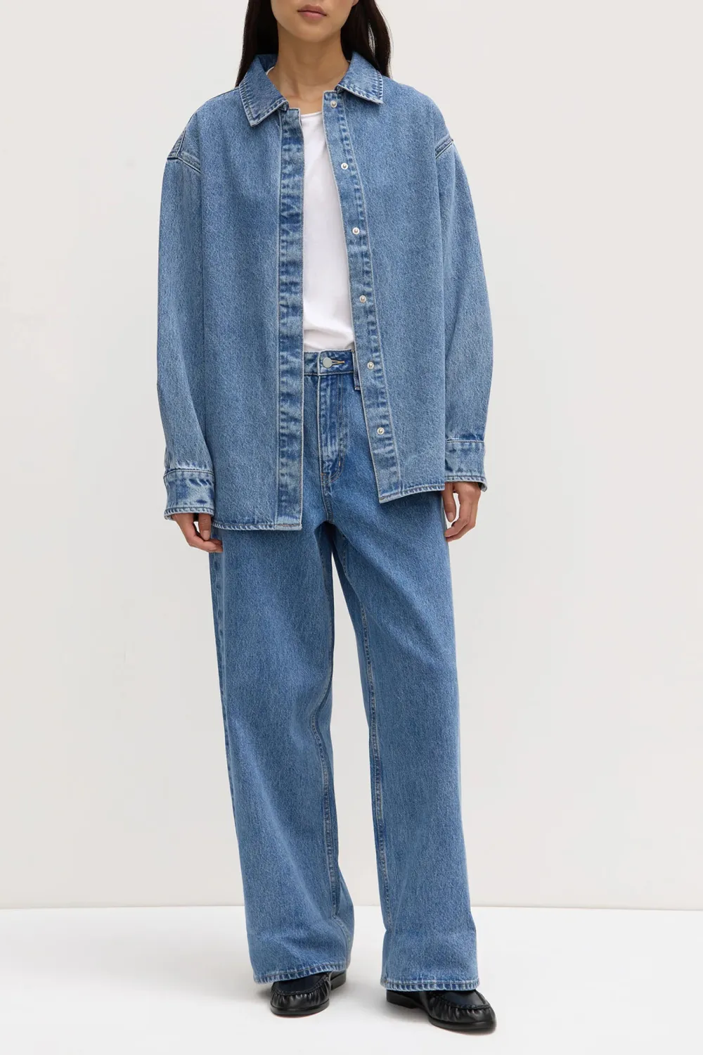 Metal Zipper Jeans