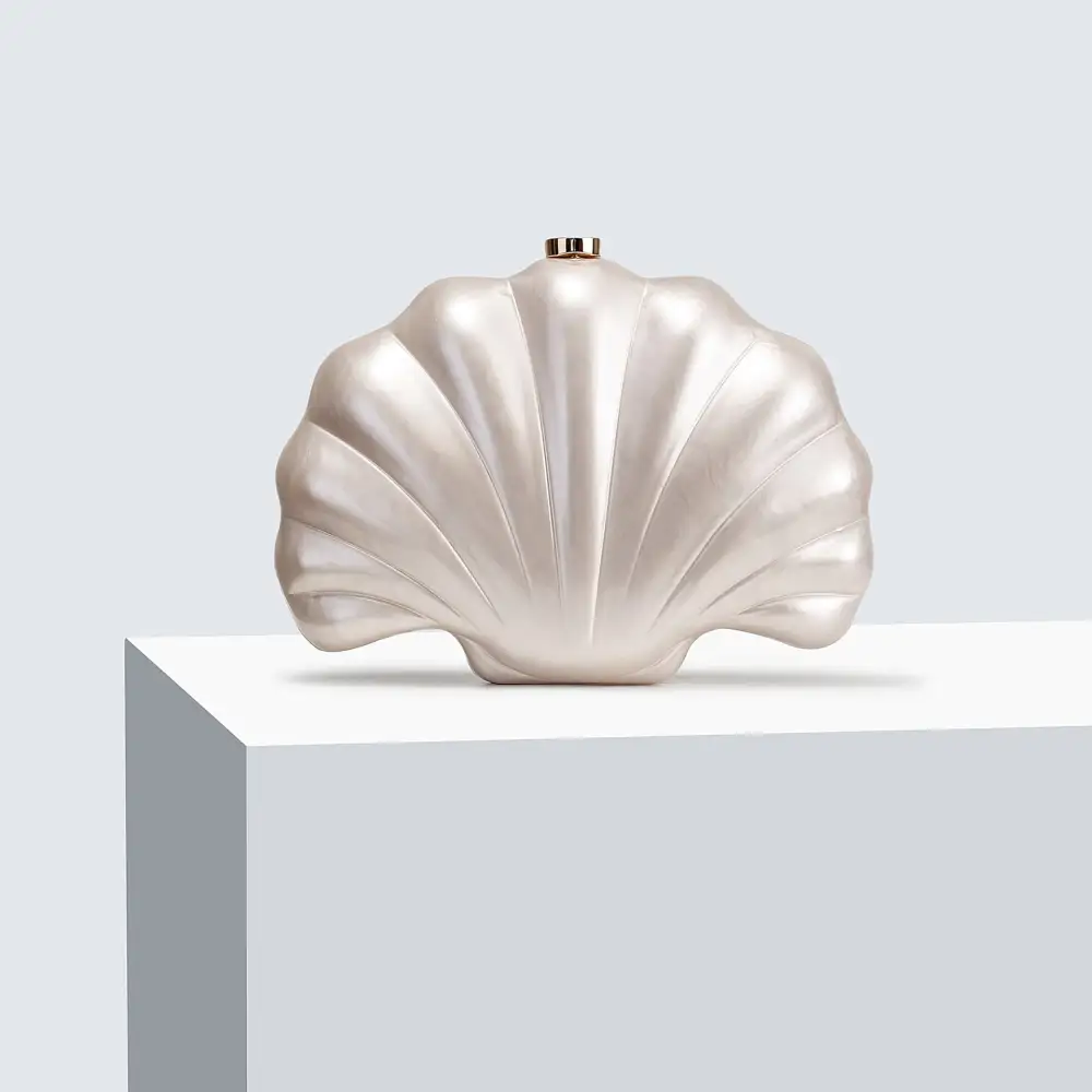 Curved Clutch Bag
