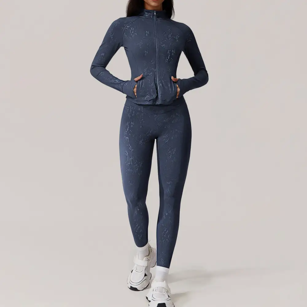 Long-Sleeve Yoga Activewear Active Set
