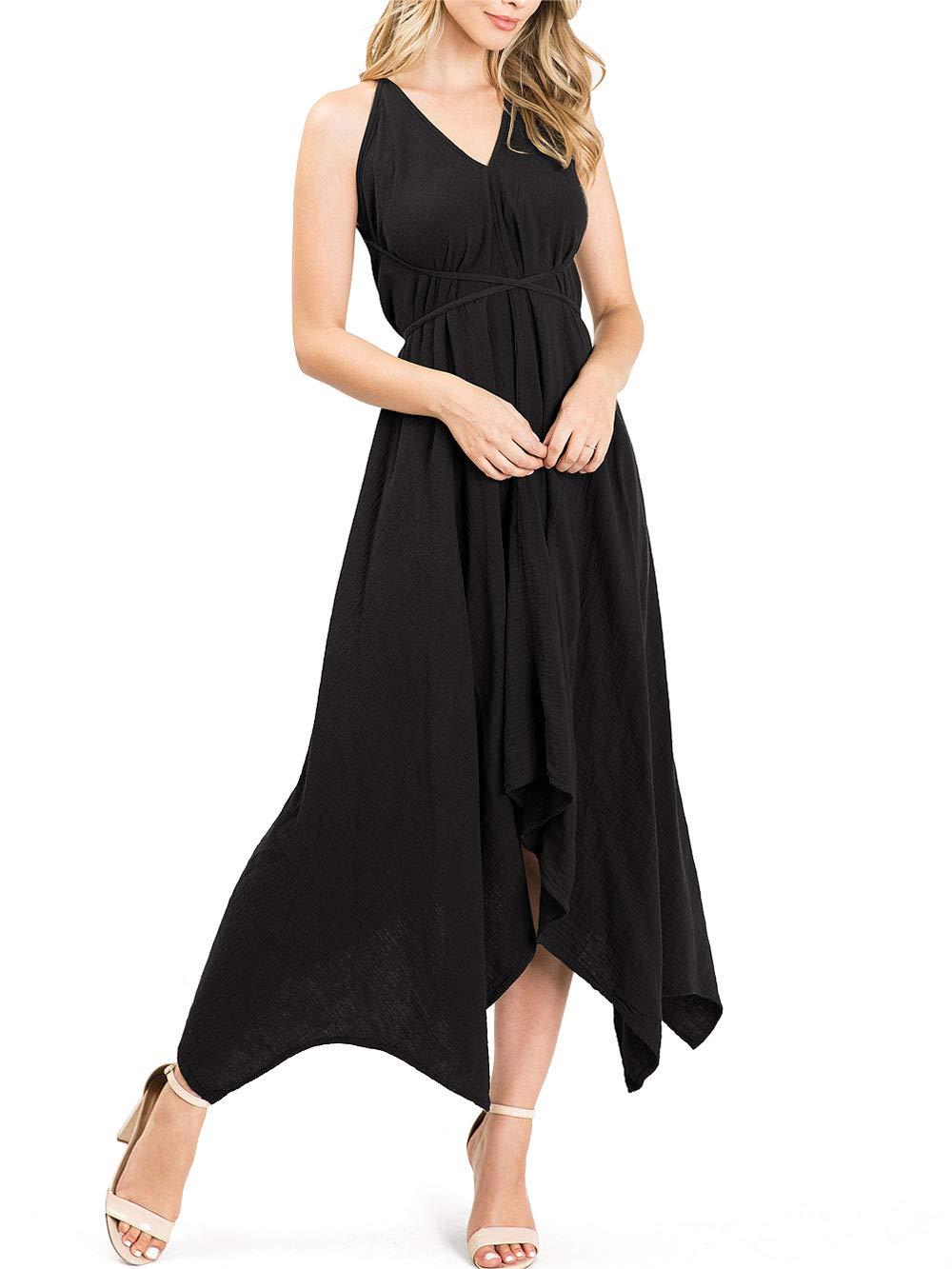 Taupe Asymmetric Midi Dress