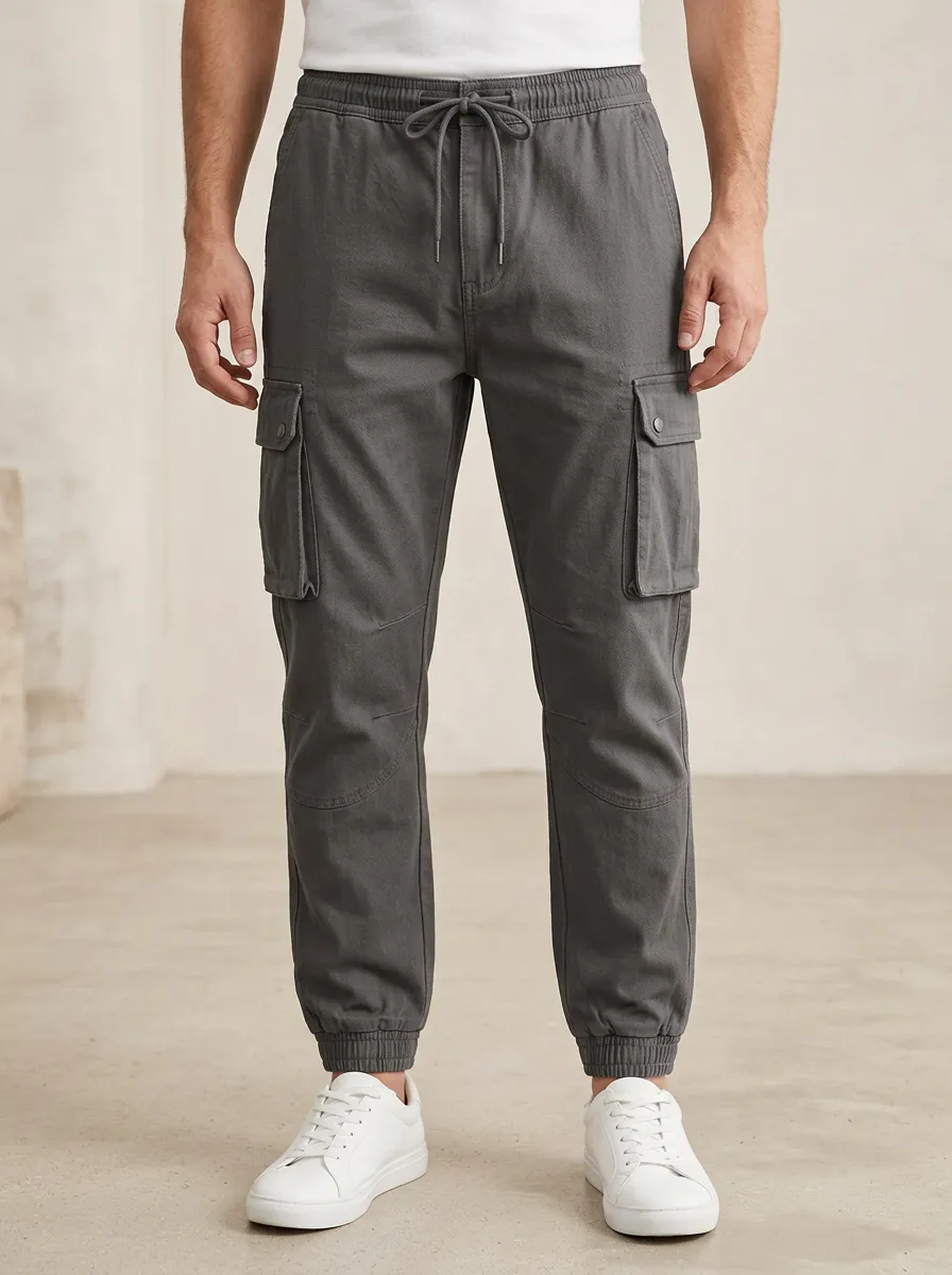 Utility Elastic-Waist Jogger Men's Cargo Pants