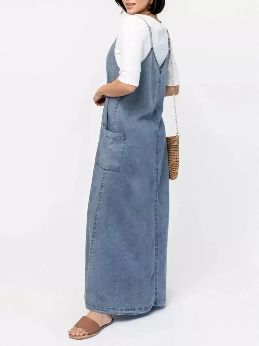 Denim Maxi Dress
