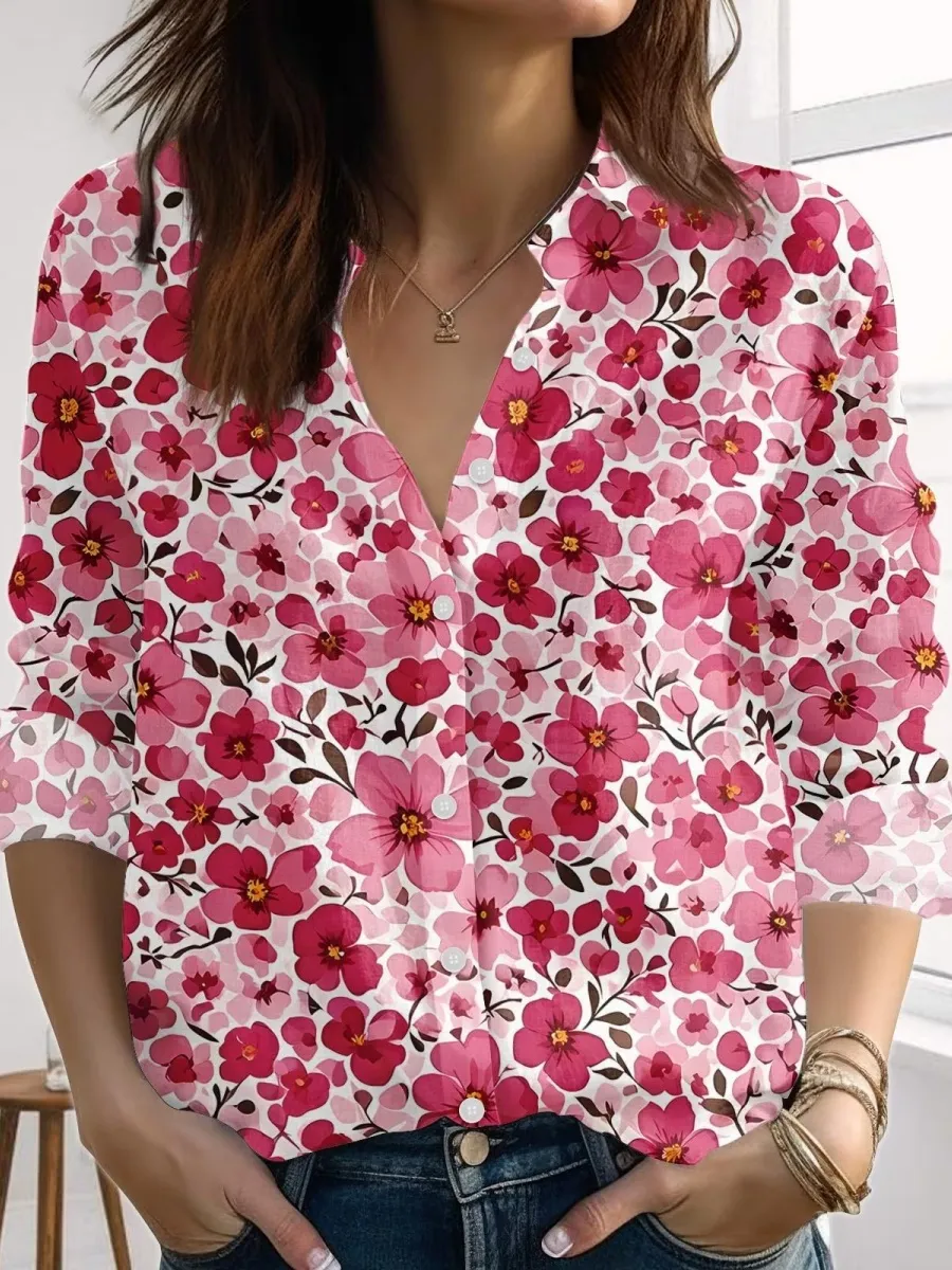 Casual Cherry Blossom Shirt