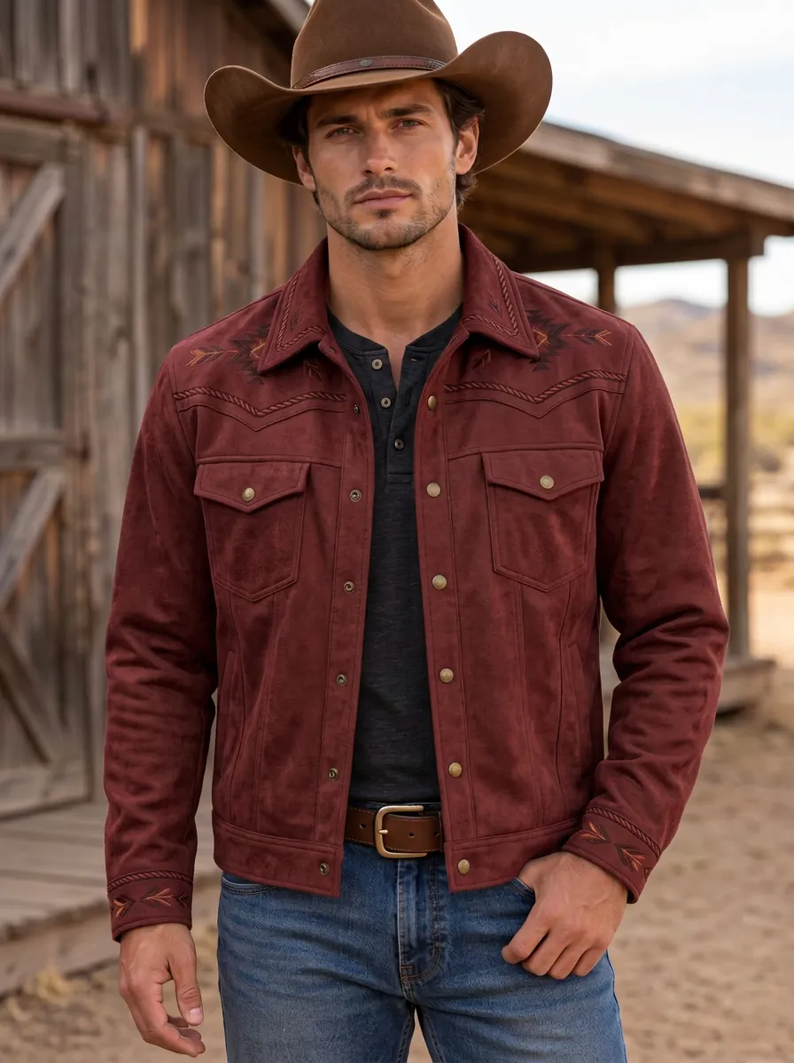 Men's Western Cowboy Jacket