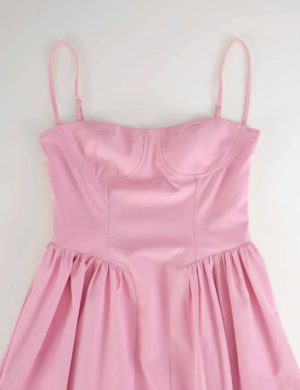 Chic Sweetheart Neck Corset Spaghetti Strap Midi Dress