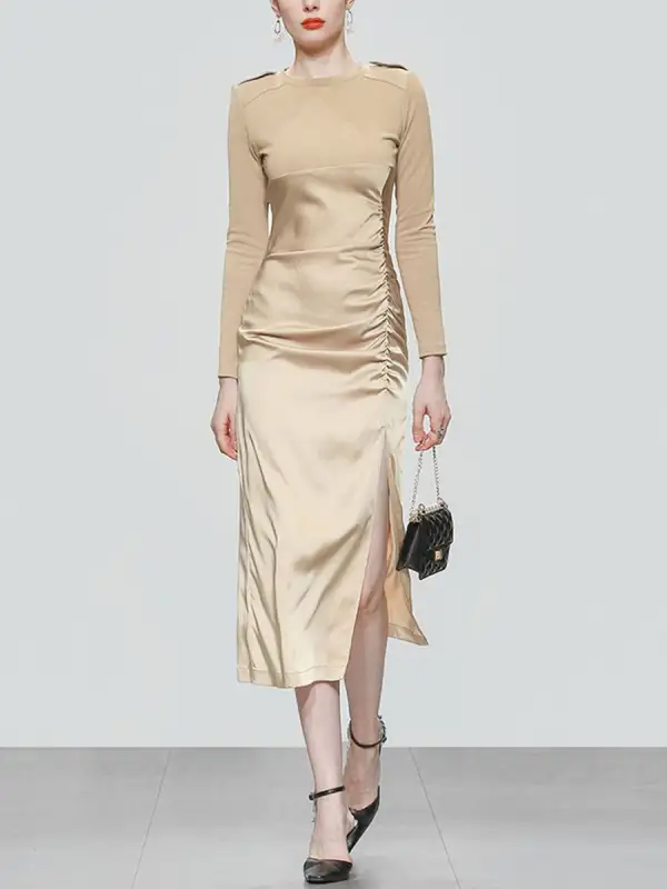 Satin Maxi Dress