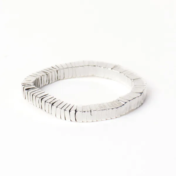Square Bead Stretch Bracelet