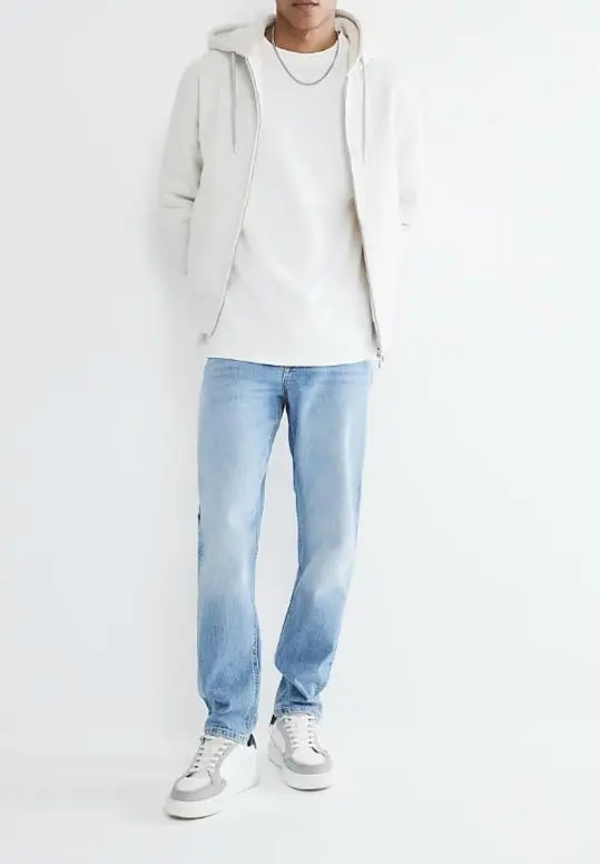 Men's Washed Blue Slim Jeans