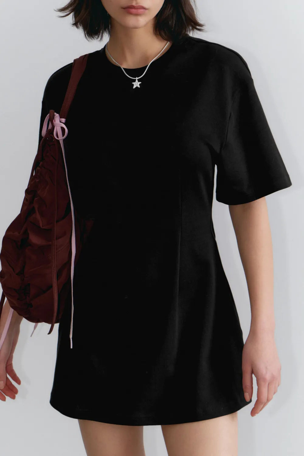 Half Short Sleeve Dress