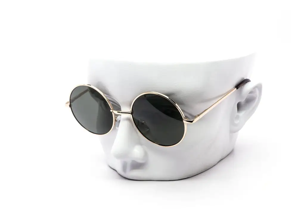 12-Pack Metal Round Gradient Sunglasses
