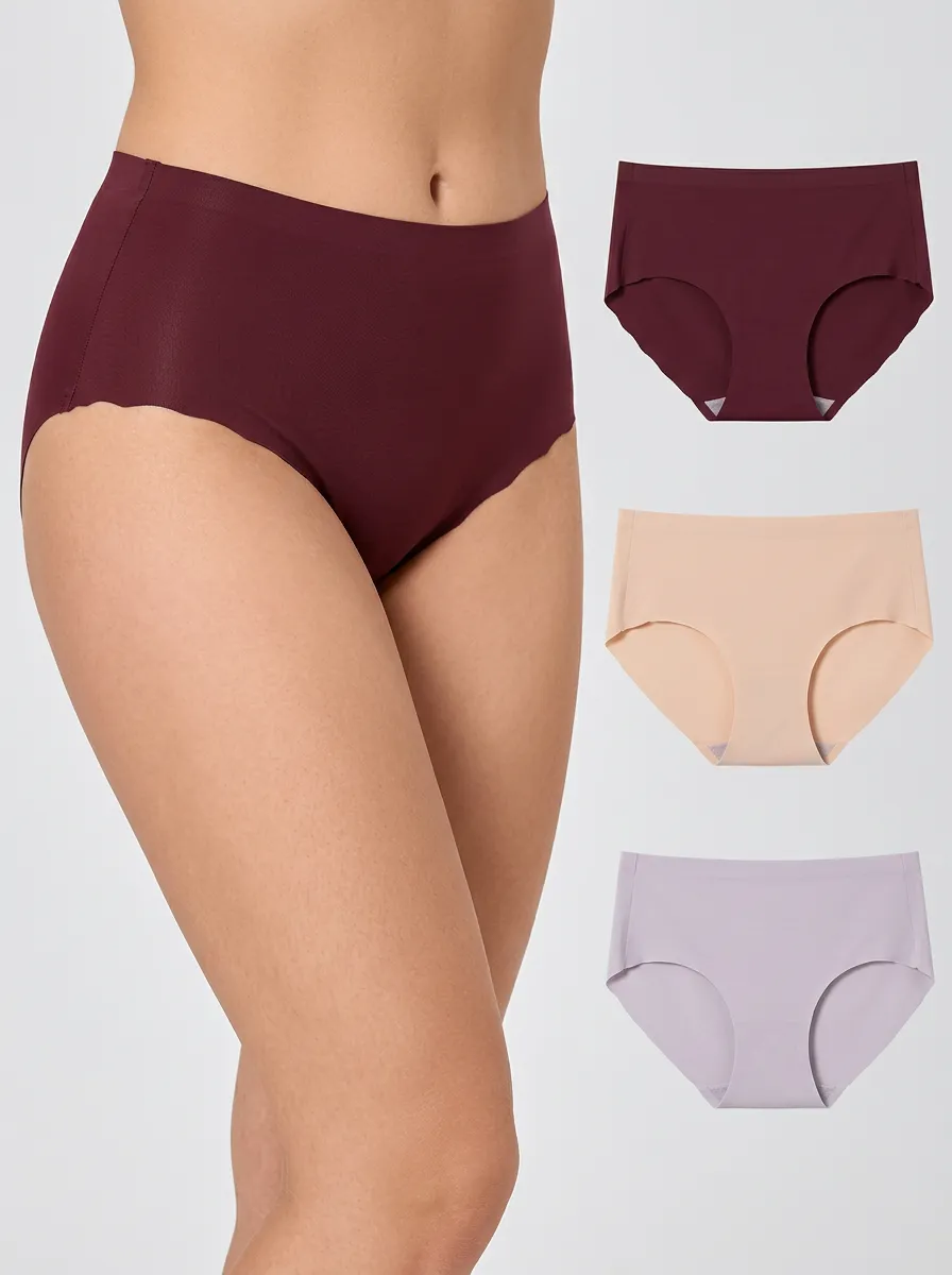 Women's Sleek Seamless Three-Pack Panties