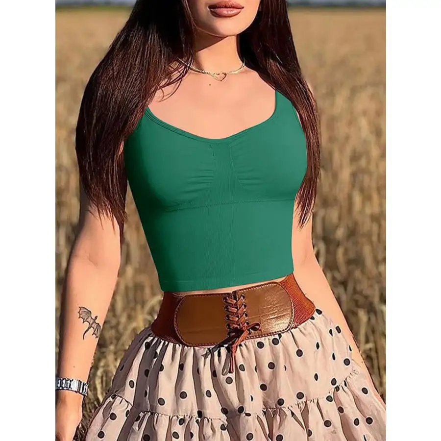 Wide-Strap Active Tank Top