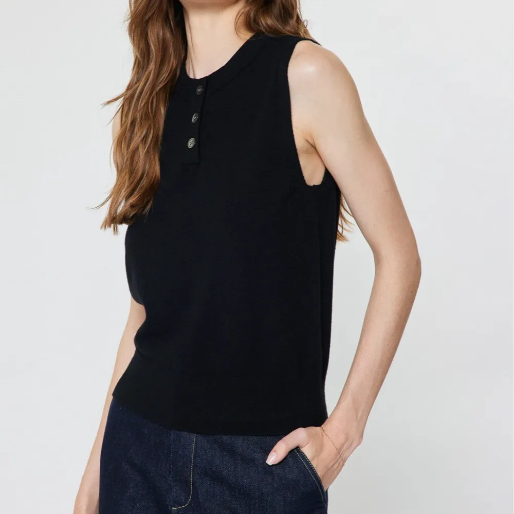 Henley Knit Vest