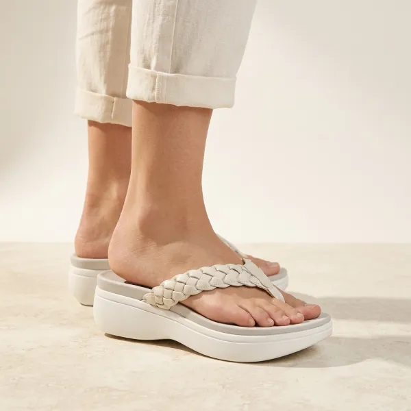 Braided Platform Comfort Sandals