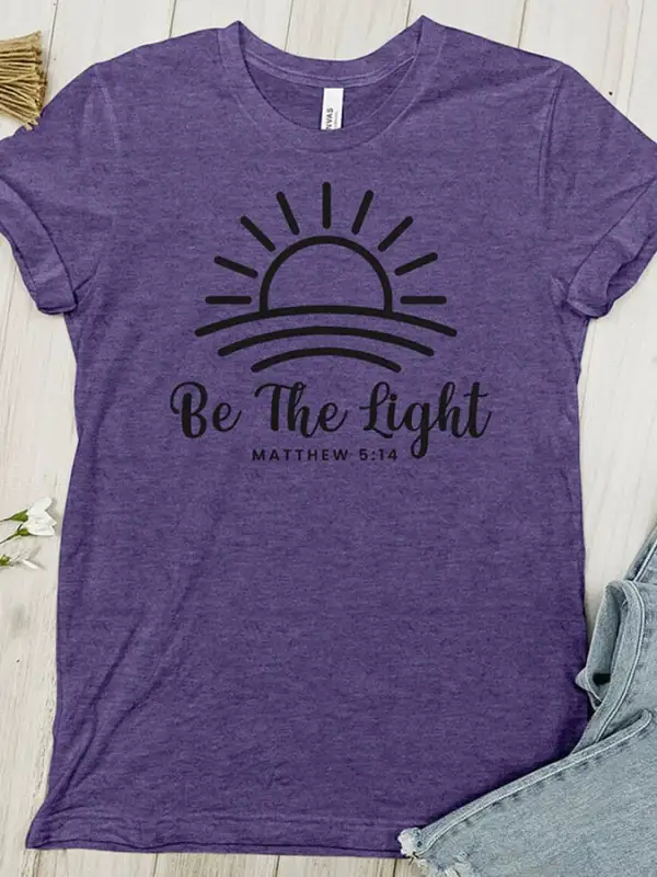 Casual Print Short Sleeve T-Shirt