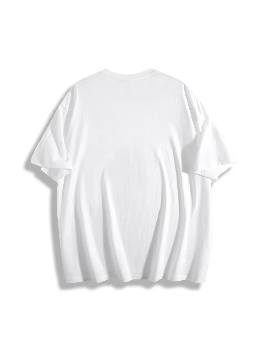 Simple Letter Print On Chest T-Shirts