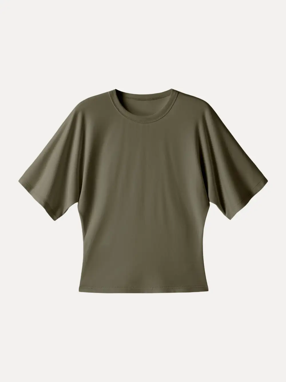 Cotton-Blend Tee Everyday Top