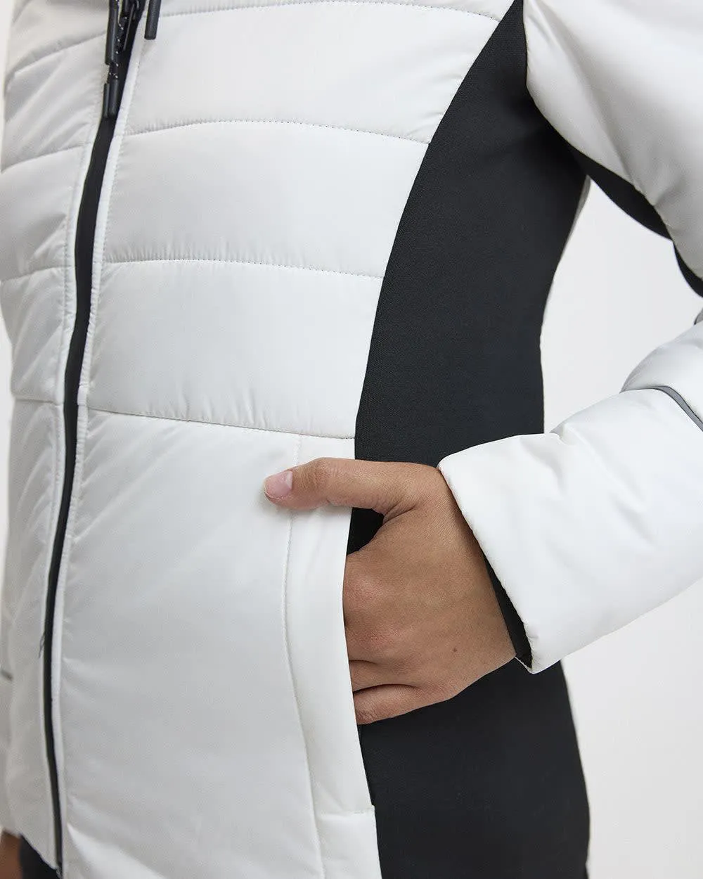 Mix-Media Quilted Jacket 