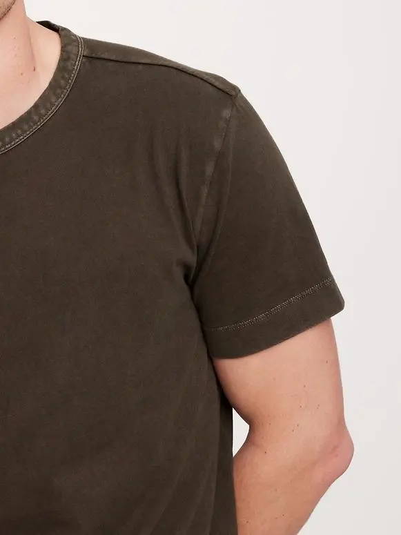 Men's Brown Slim Fit Soft Cotton T-Shirt