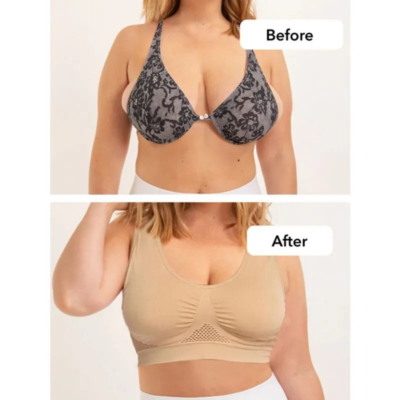 💖 🔥 Limited-Time Offer – 40% OFF! 🔥 Breathable Anti-Sagging Bra | Lift, Support & All-Day Comfort.