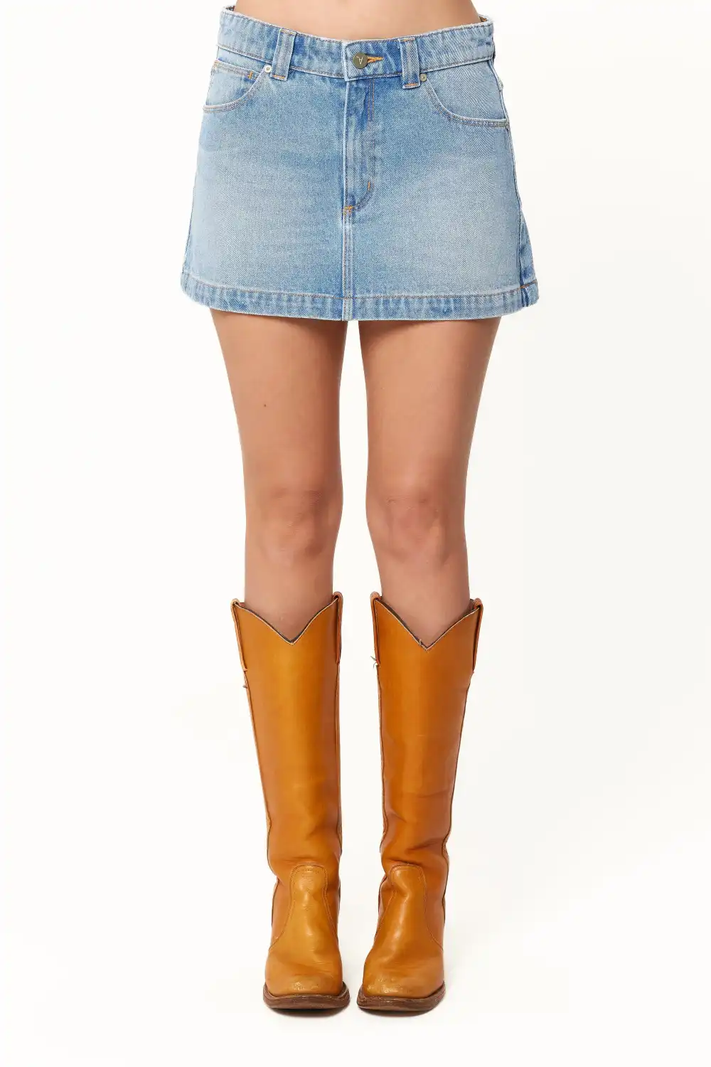 Denim Mini Skirt