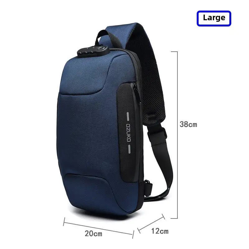 Water Resistant Utility Crossbody Chest Bag