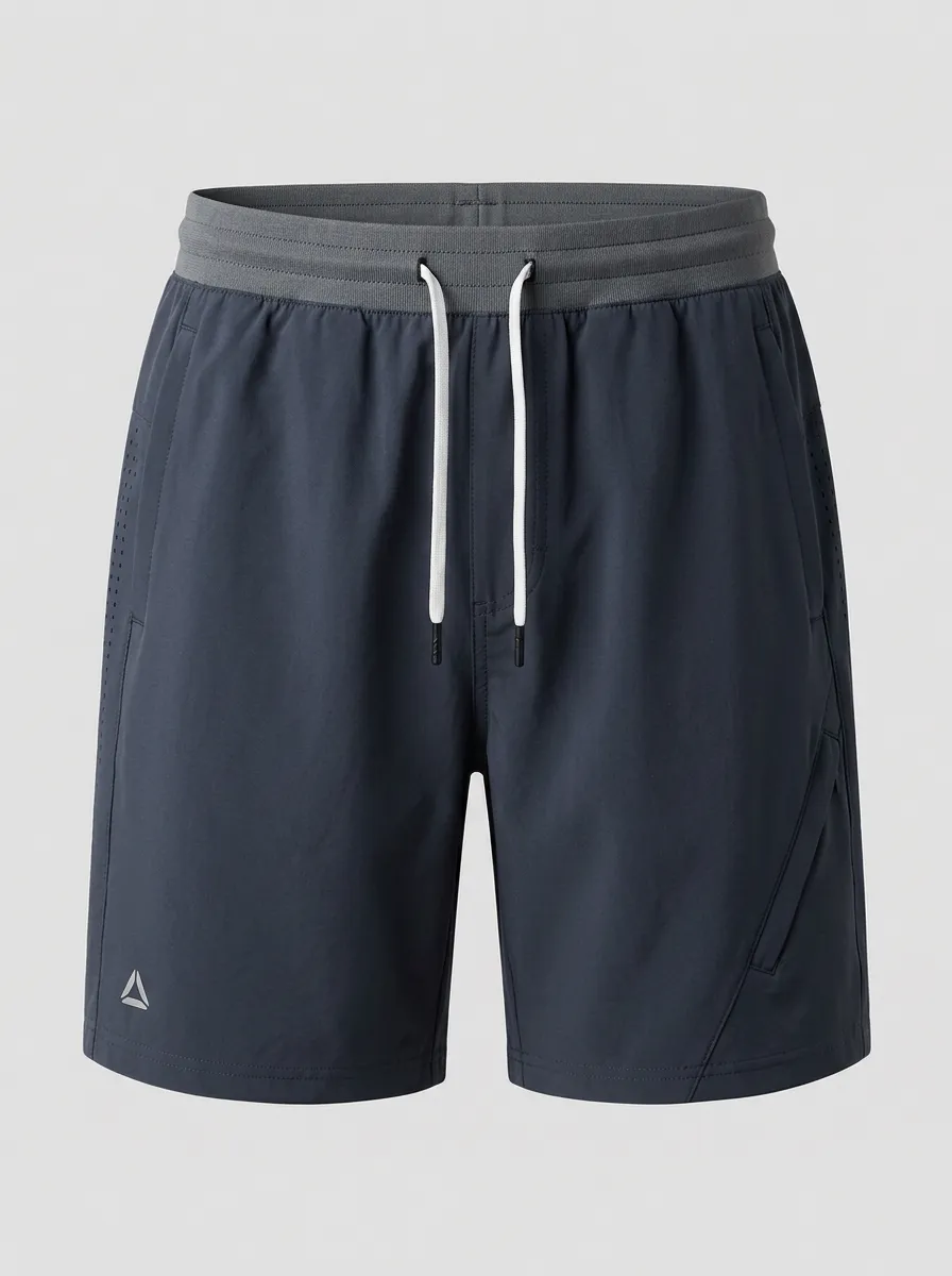 Men's Athletic Training Breathable Drawstring Performance Shorts