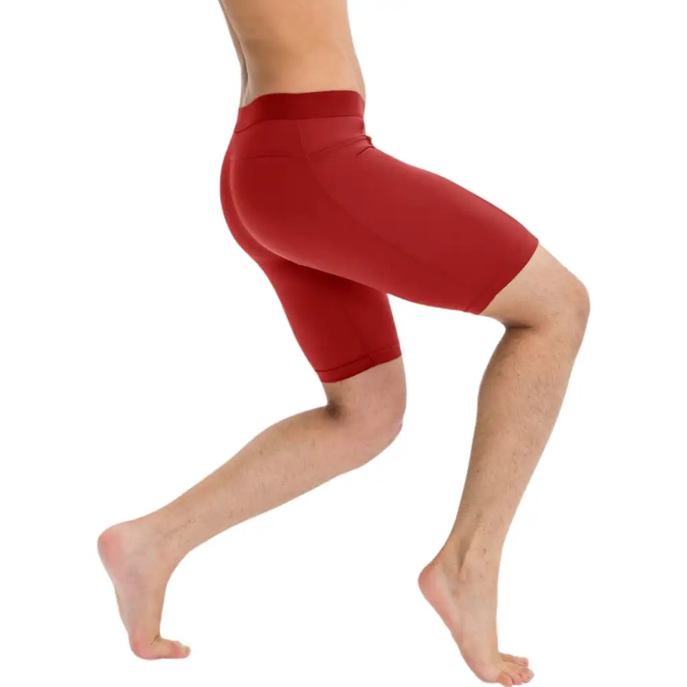 Compression Side-Pocket Stretch Men's Biker Shorts