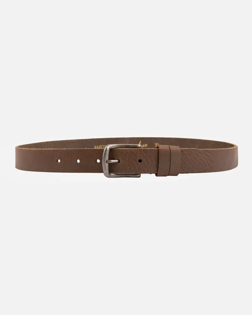 Sleek Leather Buckle Waist Belt
