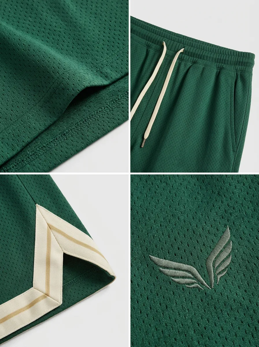 Versatile Striped Detail Activewear Men's Basketball Shorts