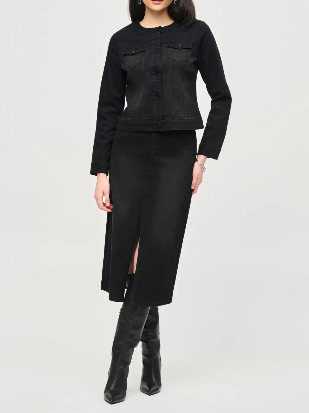 Classic Black Denim Jacket