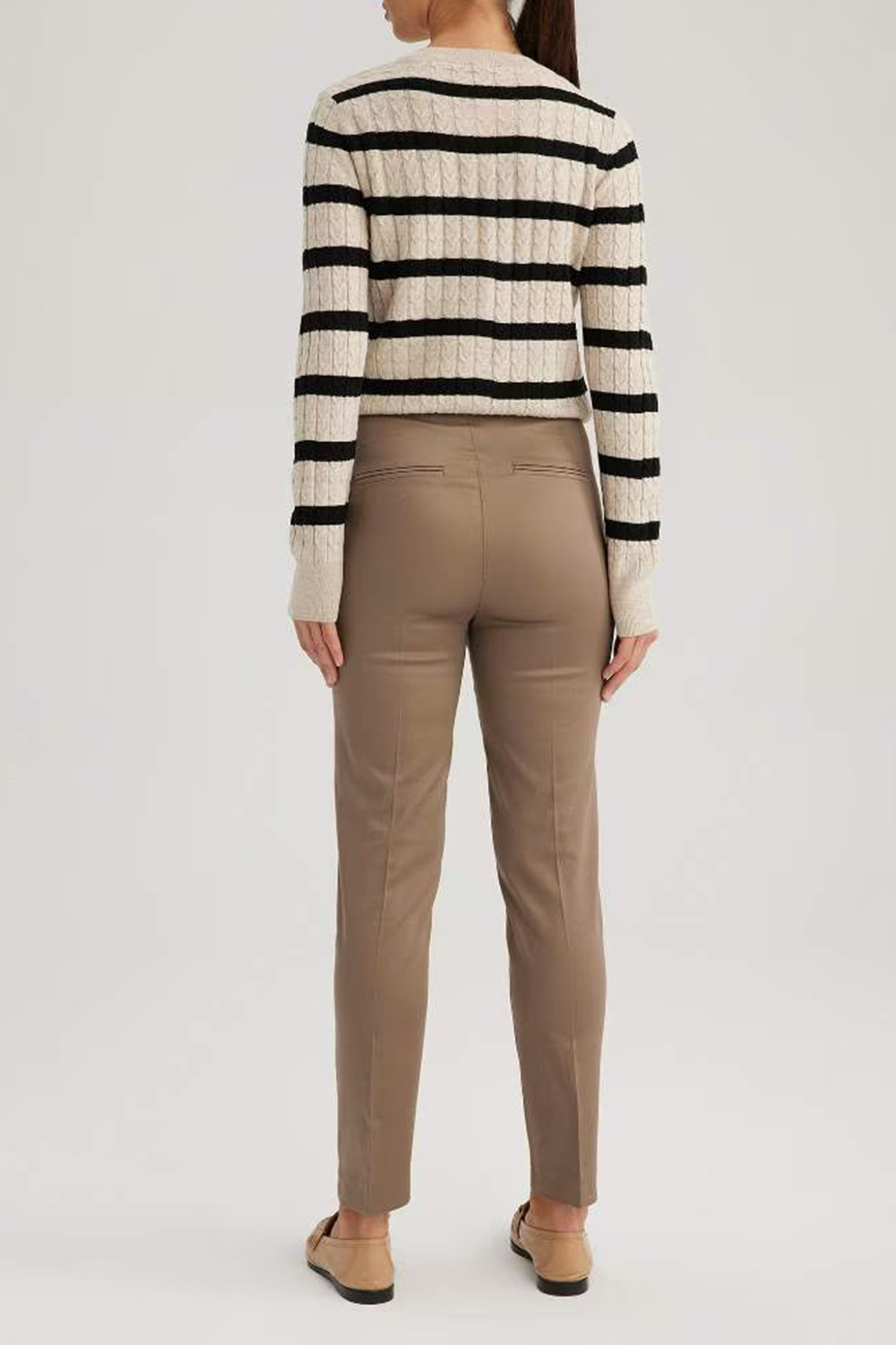 Elastic-Waist Solid Training Pants